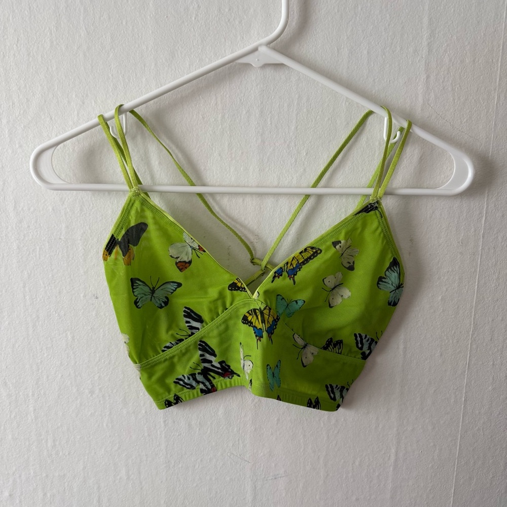 Parade Strappy Longline Bralette | Silky Mesh (NWOT)